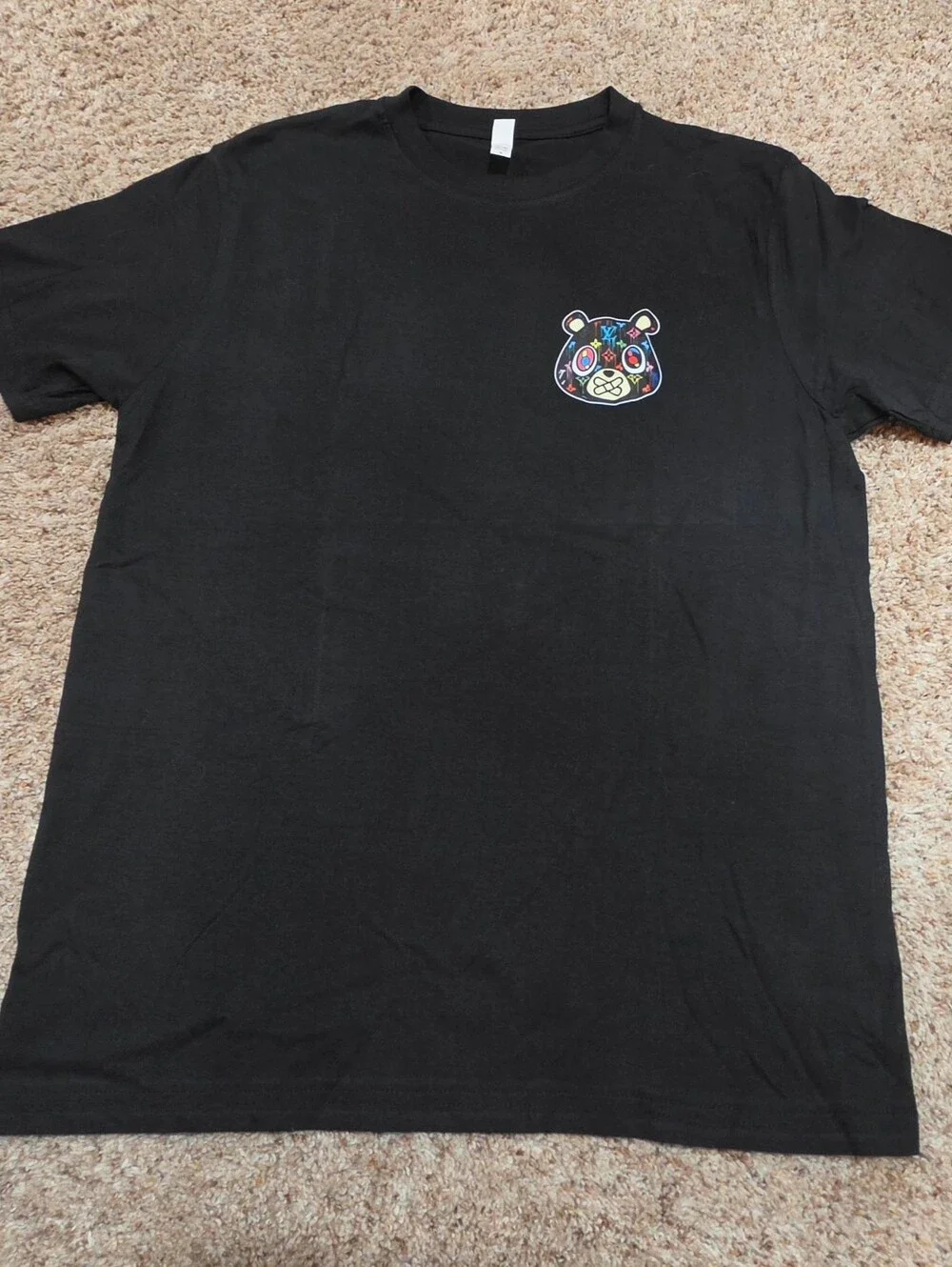 OWNYC Drippy Louis Vuitton LV black T Shirt